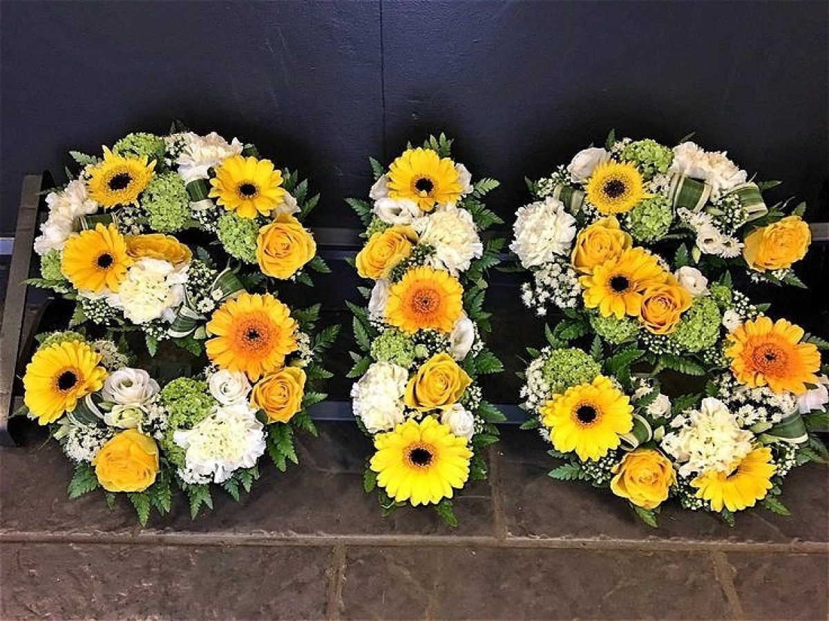 Funeral Letters - Mixed Flowers