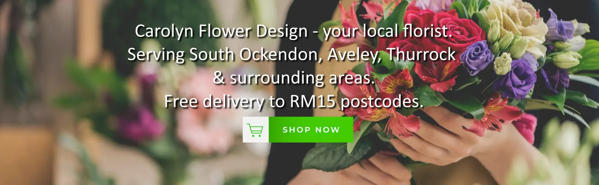 Fresh Flowers delivered South Ockendon Aveley Thurrock Essex