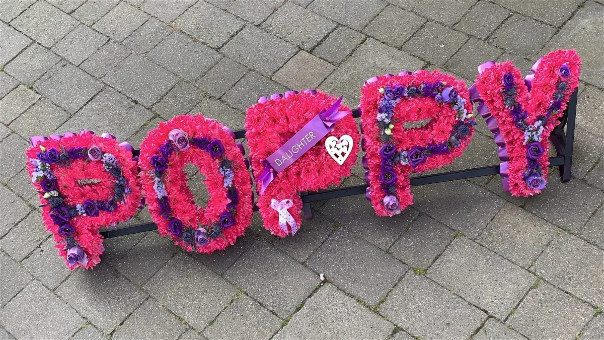 Funeral Letters - Mixed Flowers - Image 4