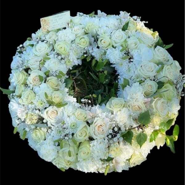 Ivory Embrace Wreath