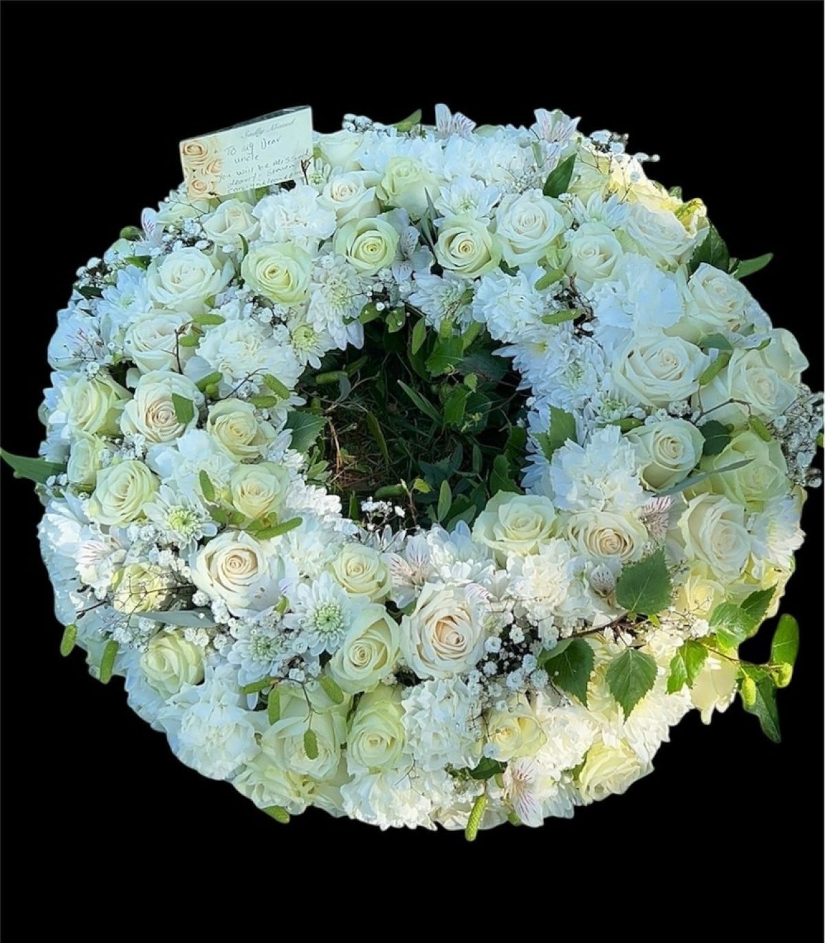 Ivory Embrace Wreath