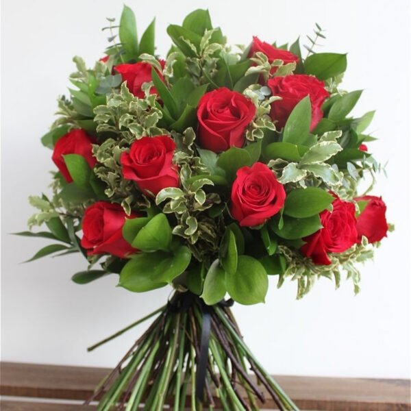Scarlet Embrace red rose bouquet delivered to Thurrock